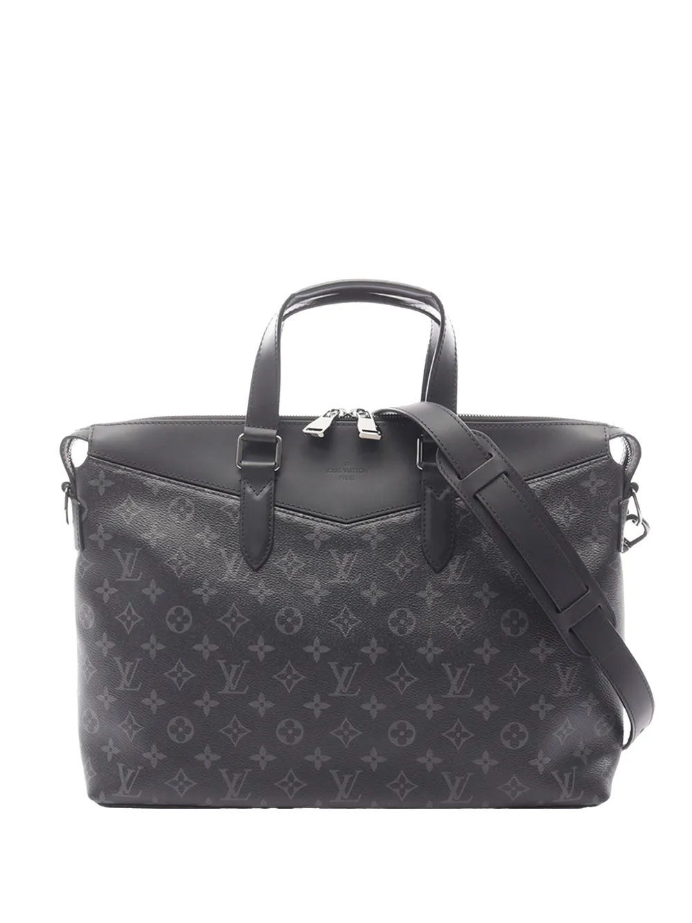 Louis Vuitton Pre-Owned 2017 Monogram Eclipse Explorer business bag - Nero
