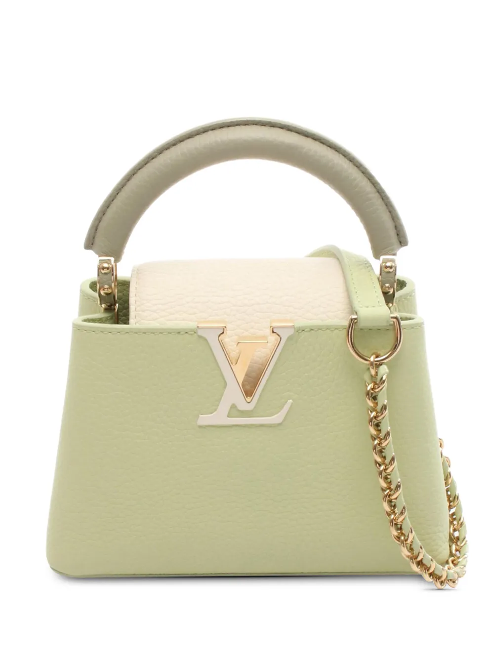 Louis Vuitton Pre-Owned 2021-2025 Taurillon Mini Capucines satchel - Verde