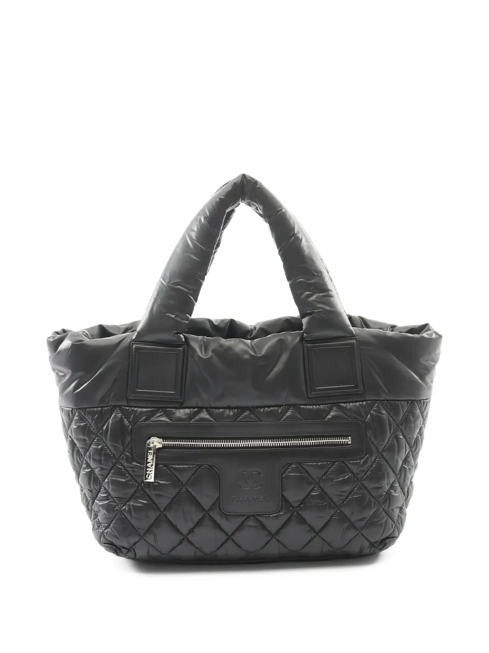 CHANEL Pre-Owned 2009-2010 Coco quilted reversible tote bag - Nero
