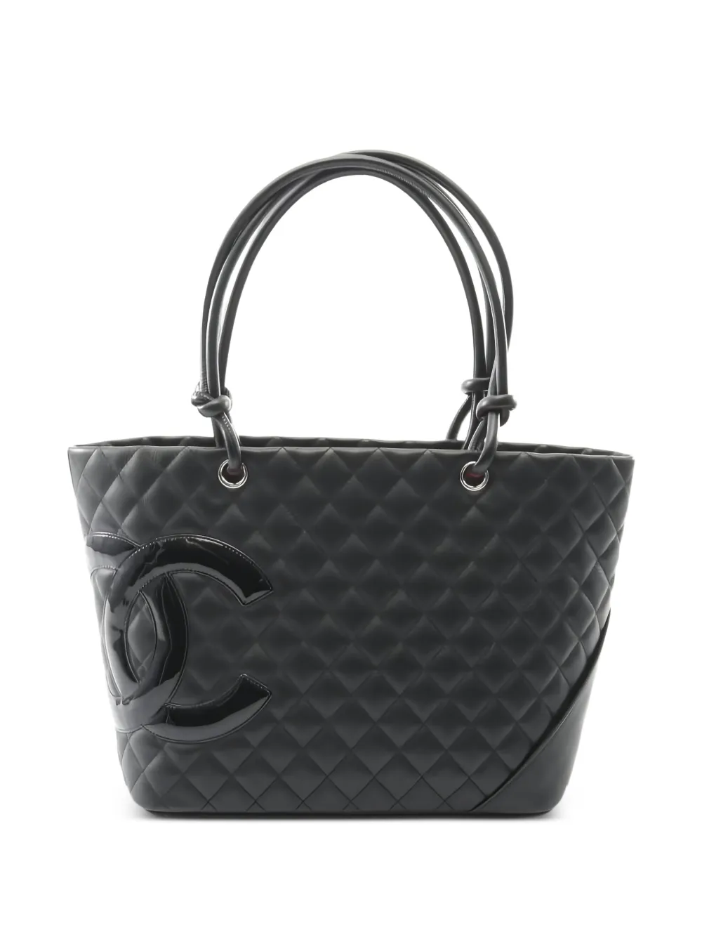 CHANEL Pre-Owned large Cambon leather tote bag - Nero