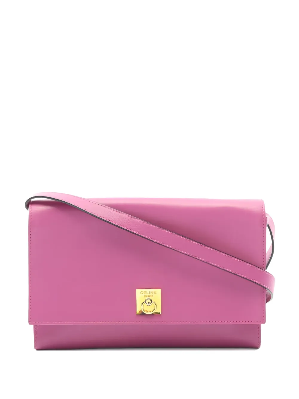 Celine Pre-Owned 2000s leather shoulder bag - Rosa