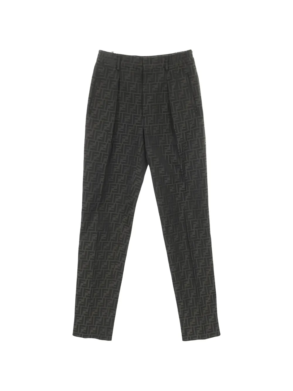 Fendi Pre-Owned 2000s logo pattern trousers - Grigio