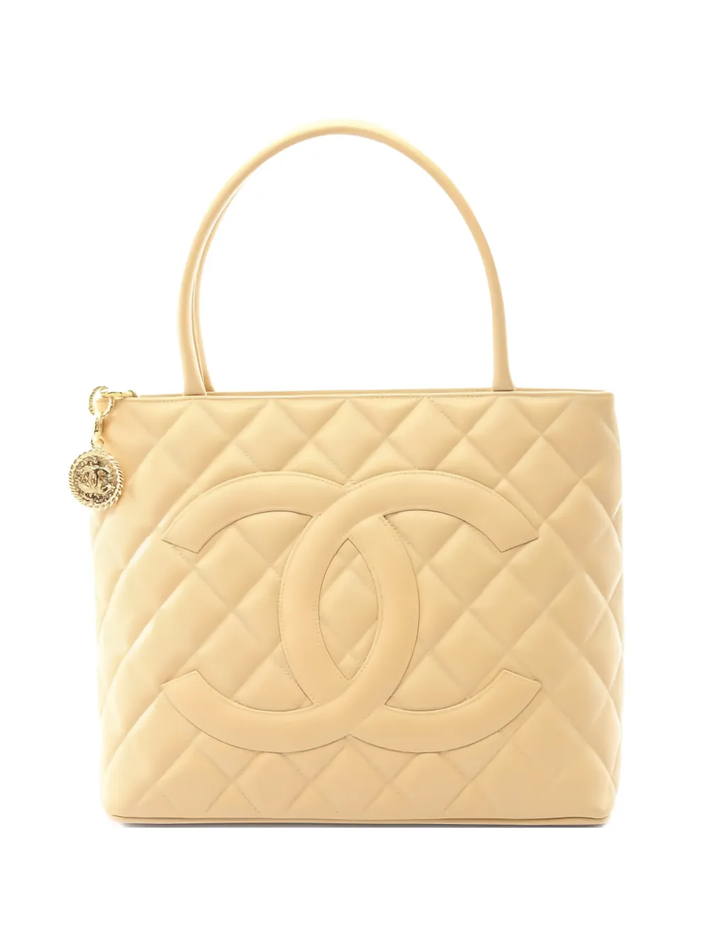 CHANEL Pre-Owned 1997-1999 Medallion tote bag - Giallo