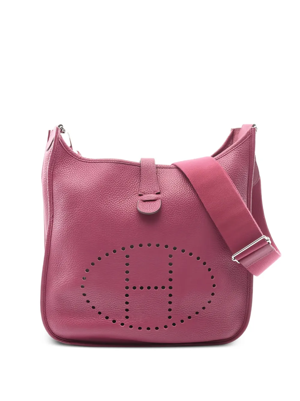 Hermès Pre-Owned 2011 GM Evelyn 3 cut-out leather shoulder bag - Rosa