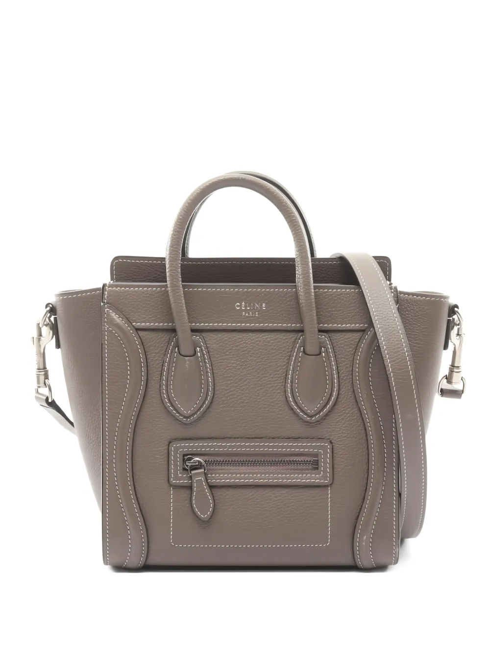 Celine Pre-Owned 2000s leather tote bag - Grigio