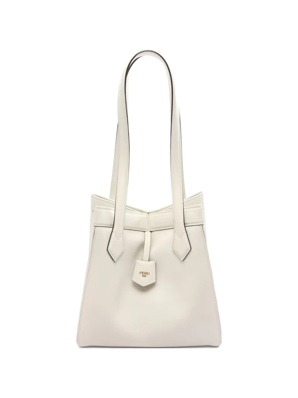 Fendi Pre-Owned 2010s medium Origami leather shoulder bag - Toni neutri