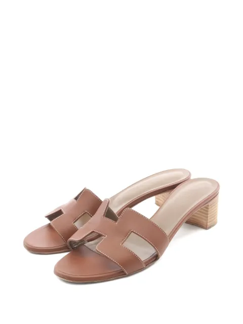 Hermès Pre-Owned 2000s Oasis H cut-out sandals