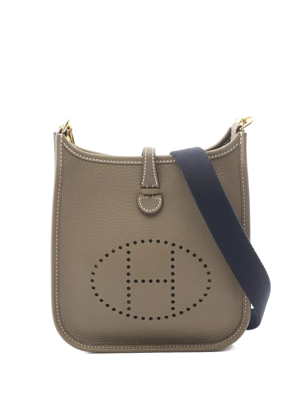 Hermès Pre-Owned 2025 Evelyn leather crossbody bag - Toni neutri