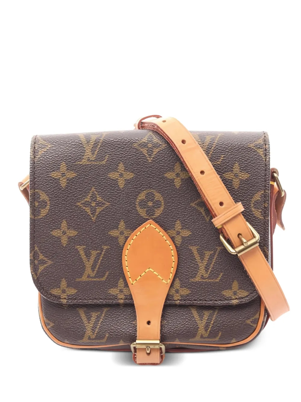 Louis Vuitton Pre-Owned PM Cartesier monogram-pattern satchel bag - Marrone