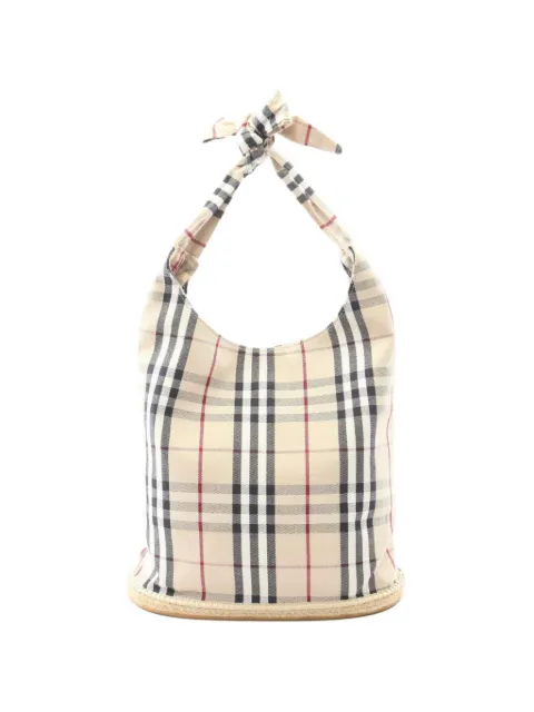 Burberry Pre-Owned 2000s Nova check bucket bag