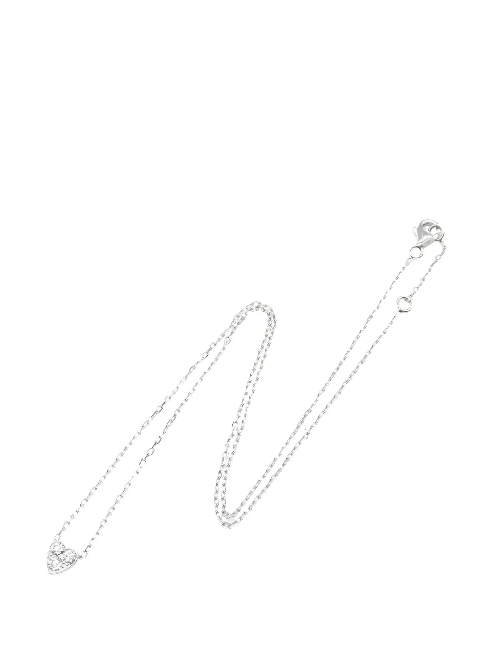 Cartier 2010s Mini Heart diamond necklace - Argento
