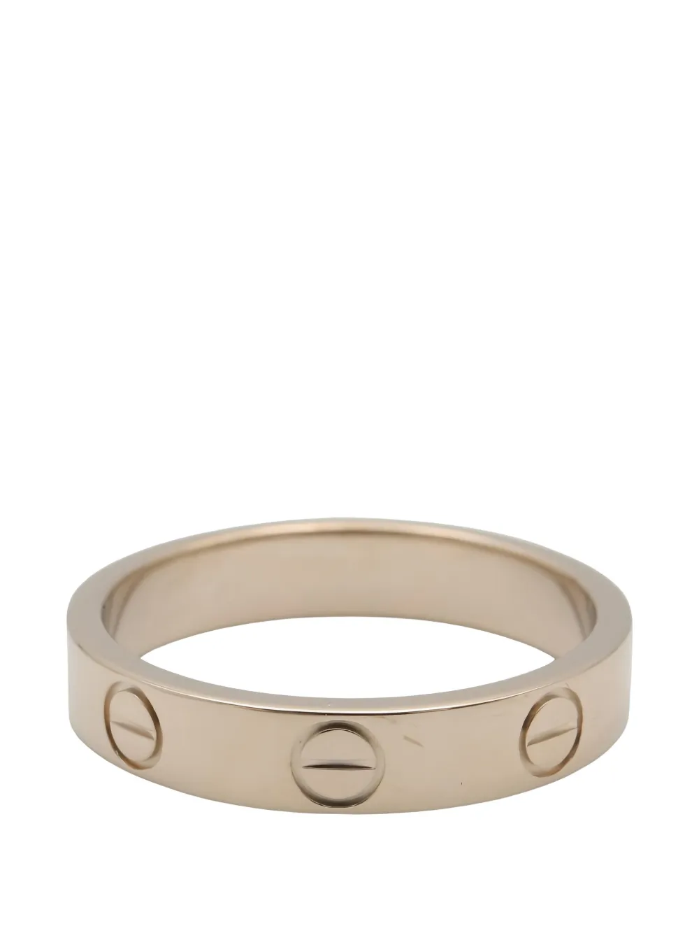 Cartier 2010s mini love motif ring - Argento