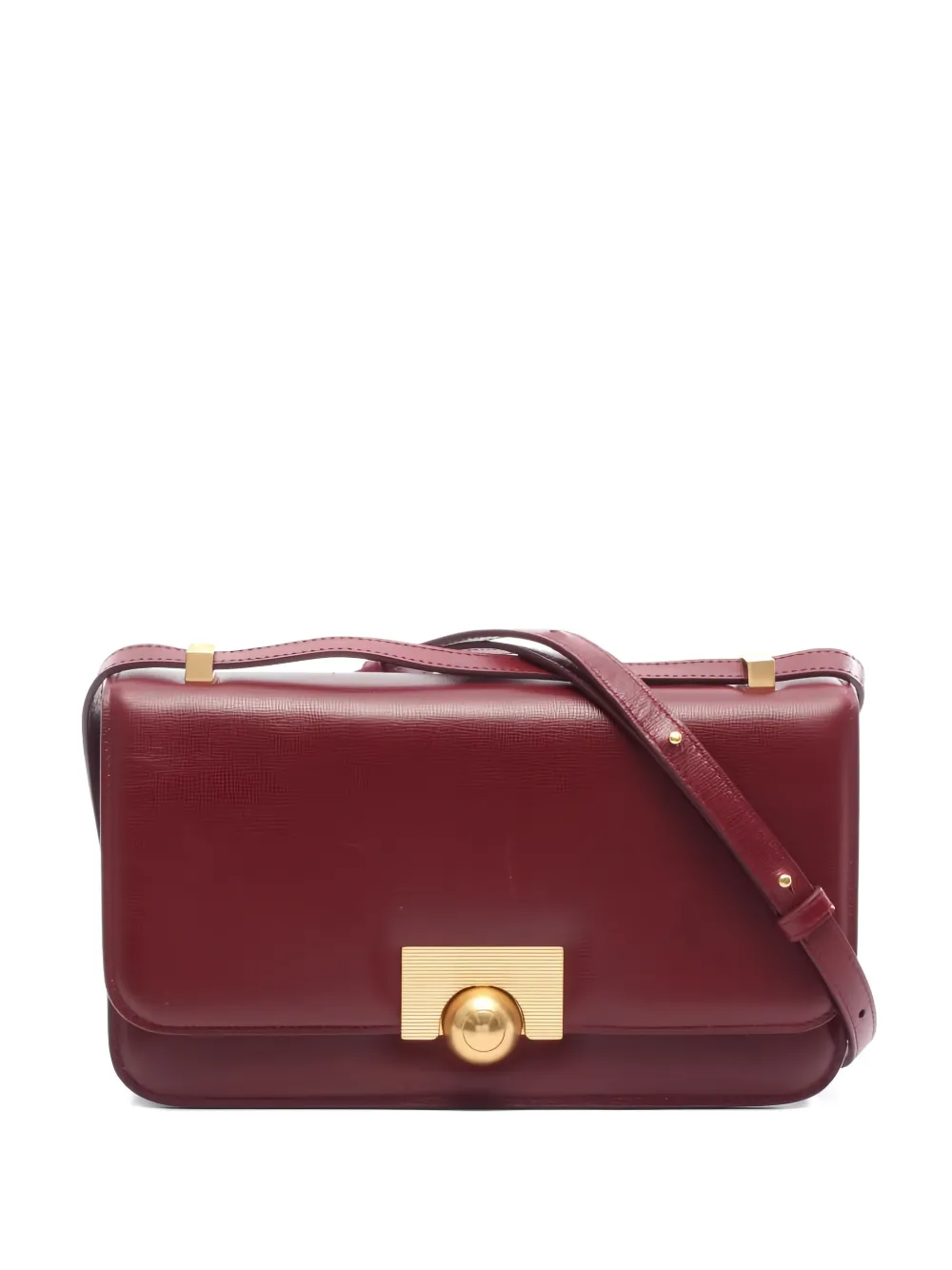 Bottega Veneta Pre-Owned flap-top leather cross body bag – Red