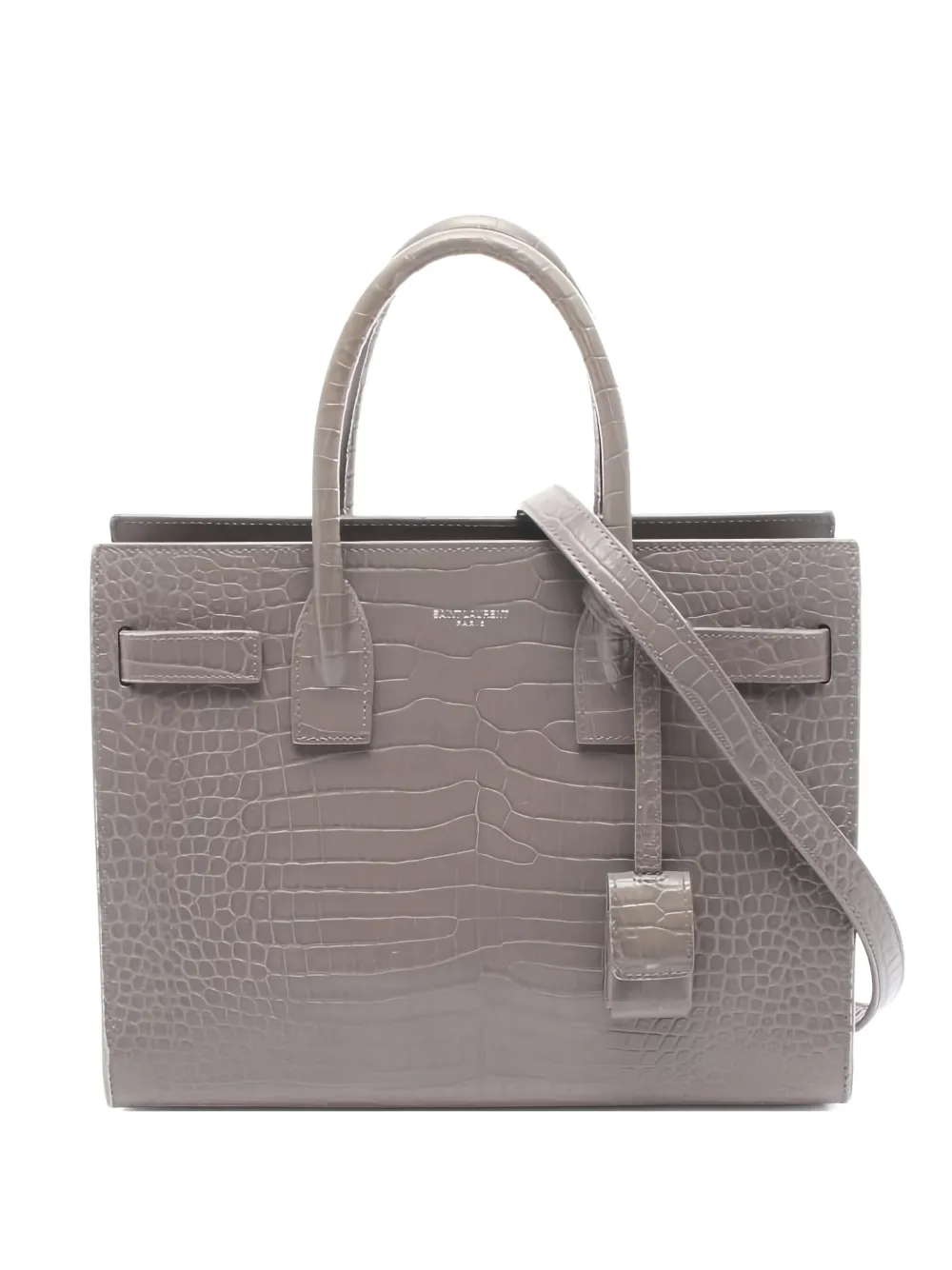 Saint Laurent Pre-Owned 2000S baby Sac De Jour leather tote bag - Grigio