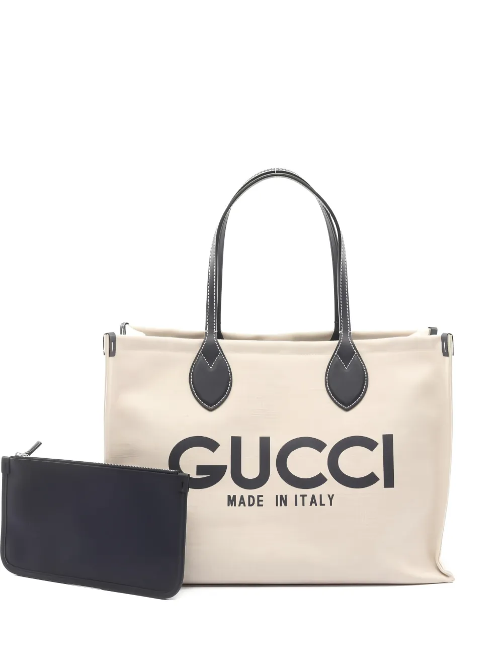Gucci Pre-Owned 10s printed tote bag - Toni neutri