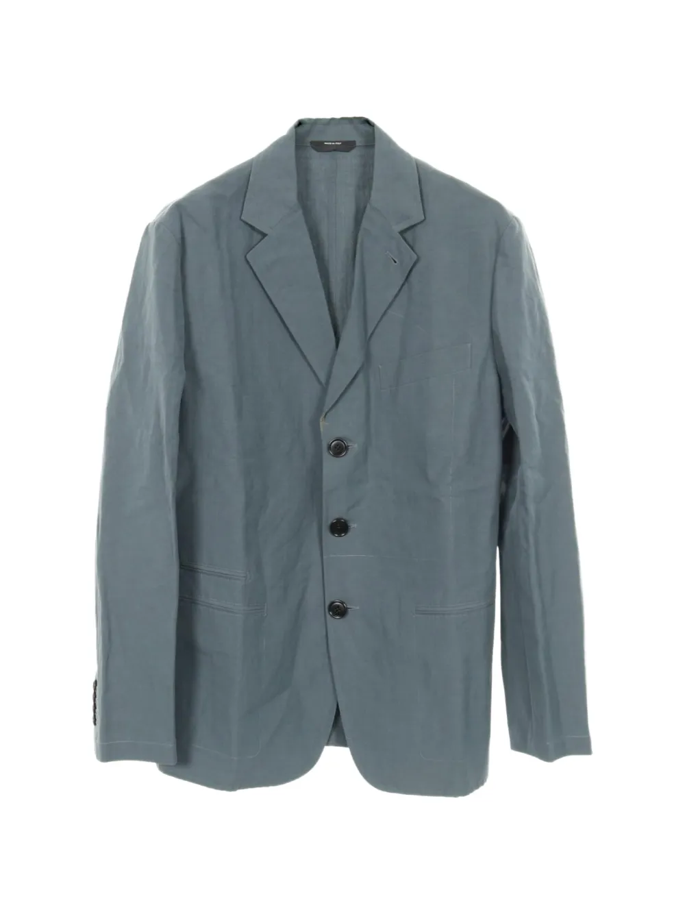 Pre-owned Hermes 2010s Single-breasted Blazer In Blue