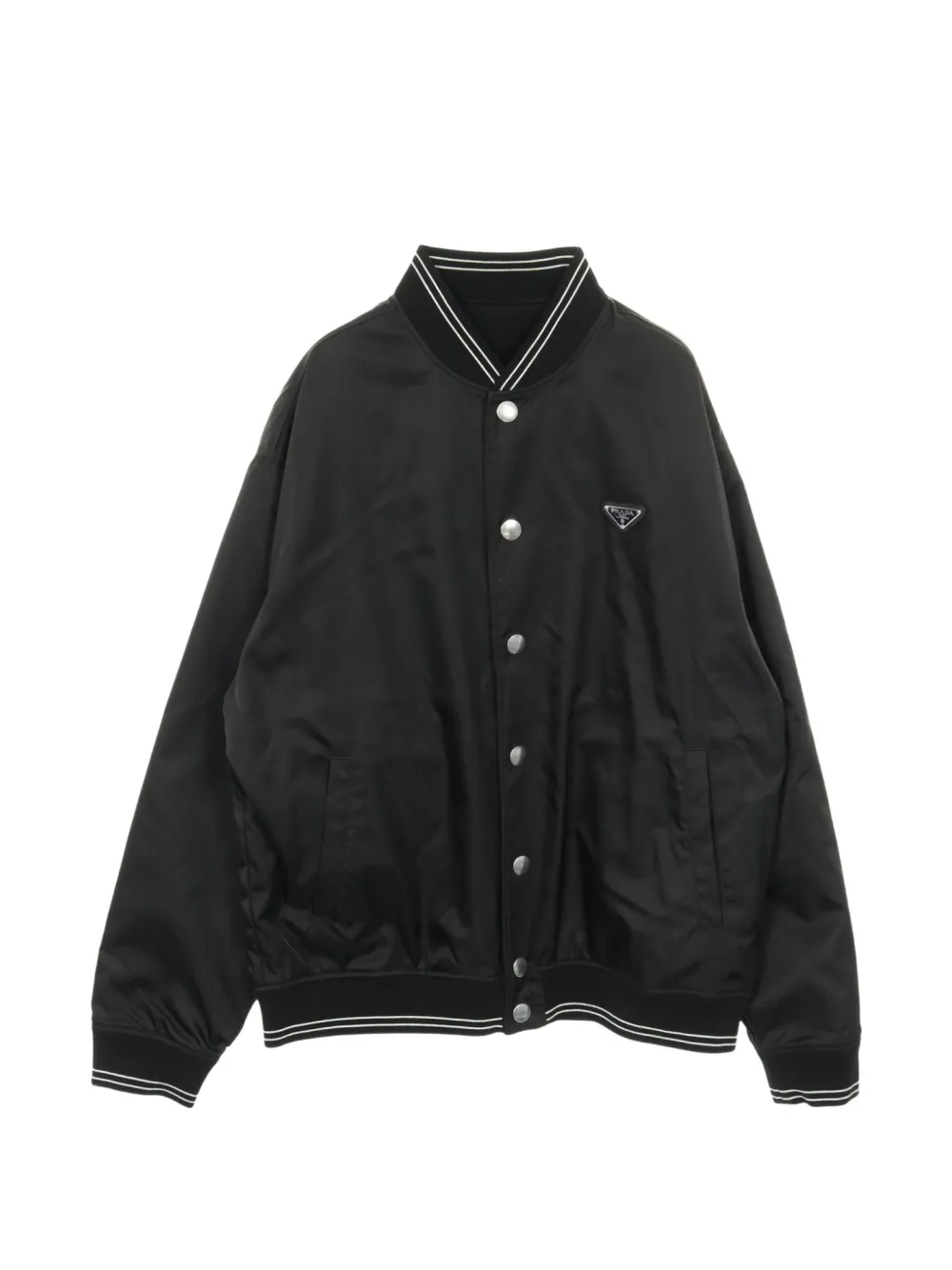 Prada Pre-Owned Bomber con logo anni 2010 - Nero