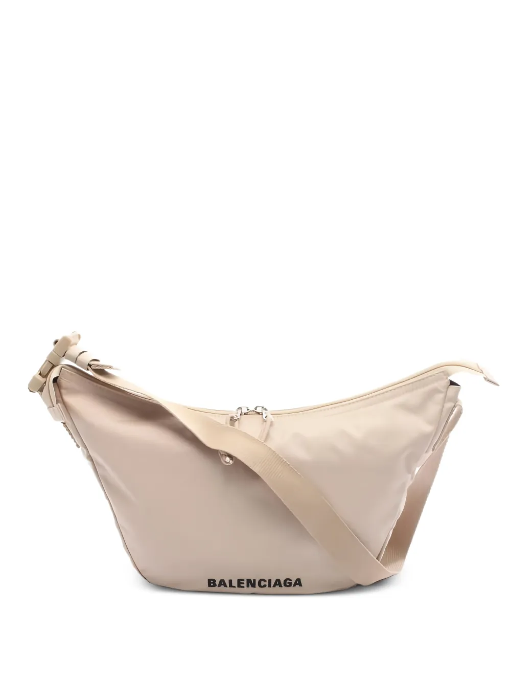 Balenciaga Pre-Owned Wheel logo-detail shoulder bag - Toni neutri