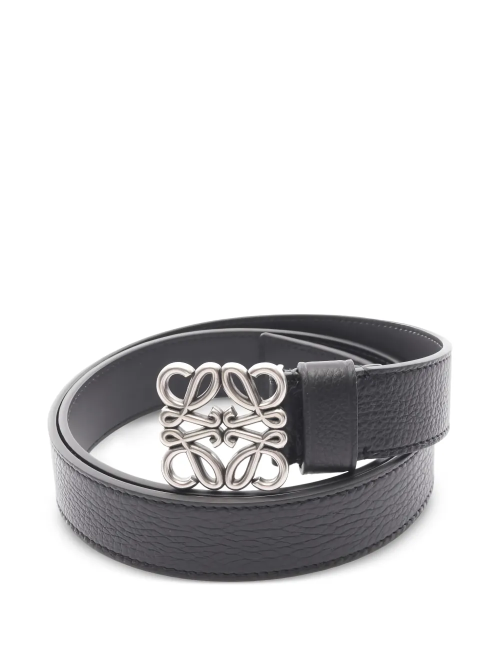 Loewe Pre-Owned 2020s Chunky Anagram belt - Nero