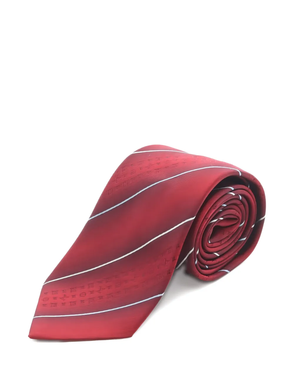 Louis Vuitton Pre-Owned 2017 striped tie - Rosso