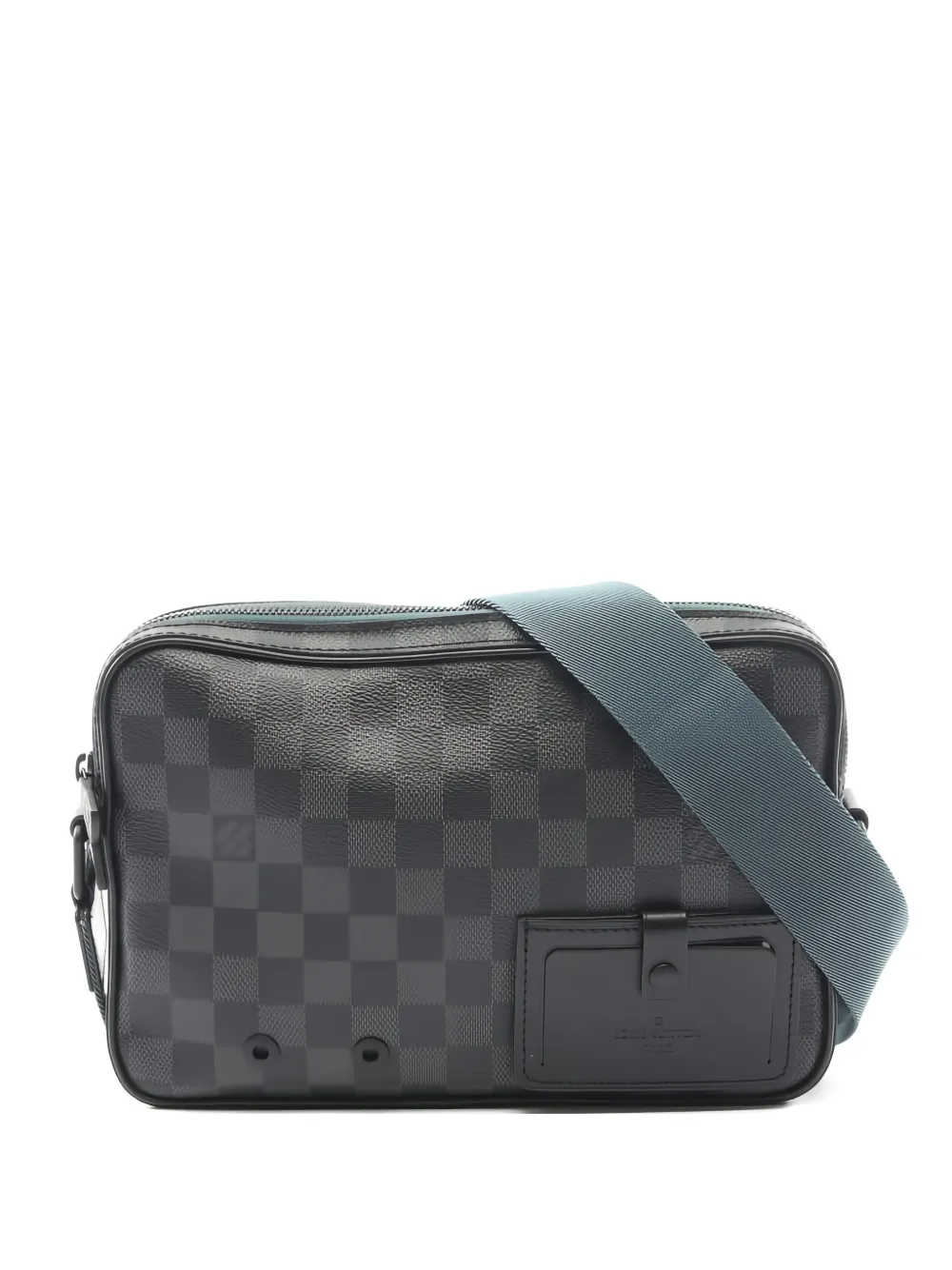 Louis Vuitton Pre-Owned 2019 Alpha Damier-pattern messenger bag - Grigio