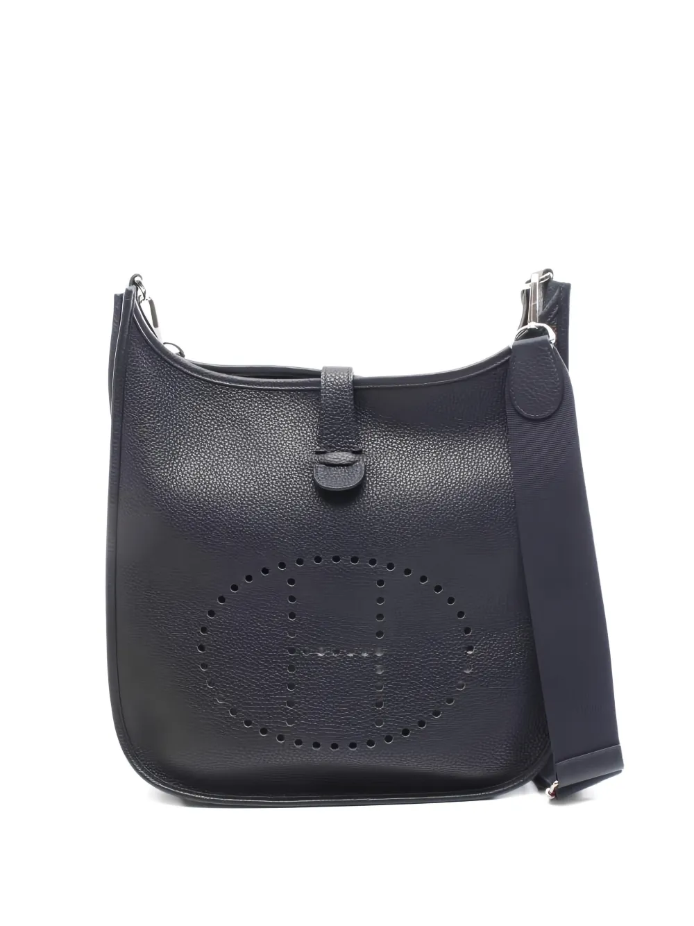 Hermès Pre-Owned 2020 GM Evelyn 3 Troyes leather shoulder bag - Blu