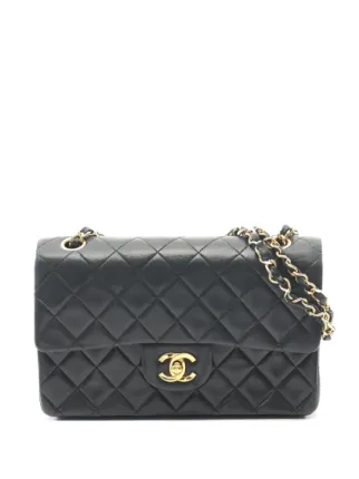CHANEL Pre-Owned 1986-1988 マトラッセ フラップ ショルダーバッグ