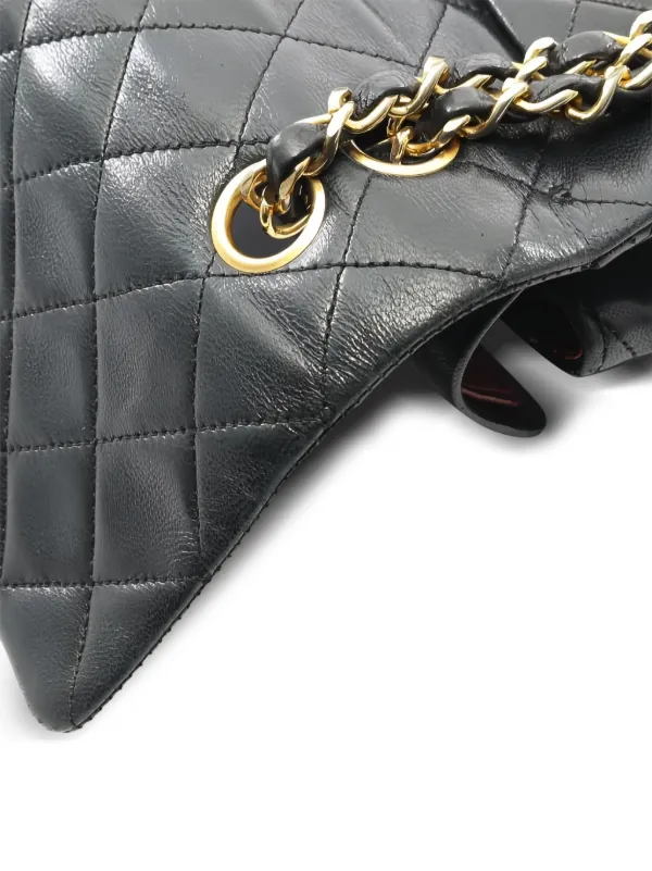 CHANEL Pre-Owned 1986-1988 マトラッセ フラップ ショルダーバッグ