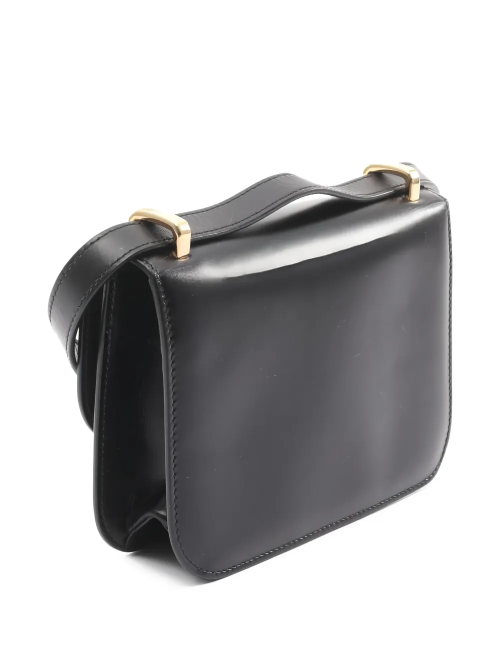  Prada Pre-owned Sac Porté épaule Emblème En Cuir (années 2010) - Noir 