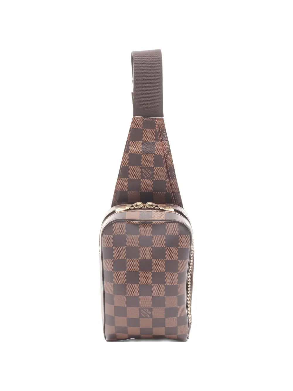 Louis Vuitton Pre-Owned 2004 Geronimos check shoulder bag - Marrone