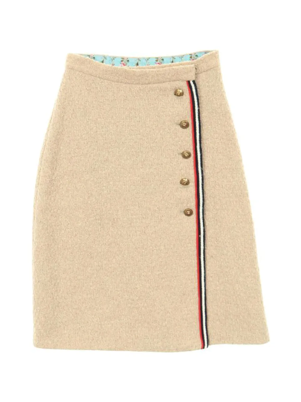 Gucci Pre-Owned 10s sherry line tweed skirt - Toni neutri