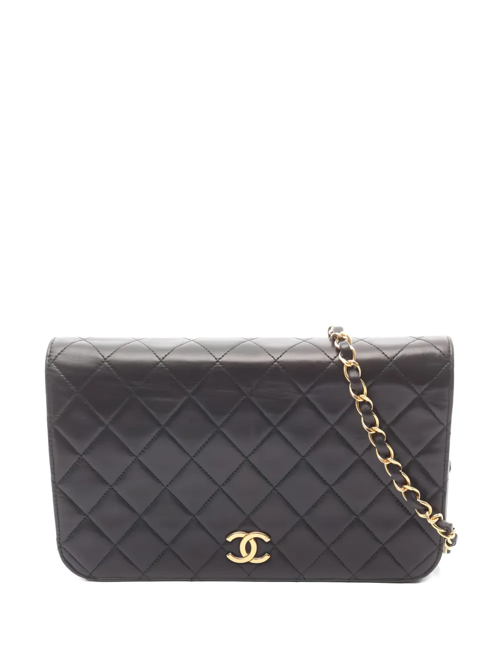 CHANEL Pre-Owned 1994-1996 Full Flap chain-strap shoulder bag - Nero