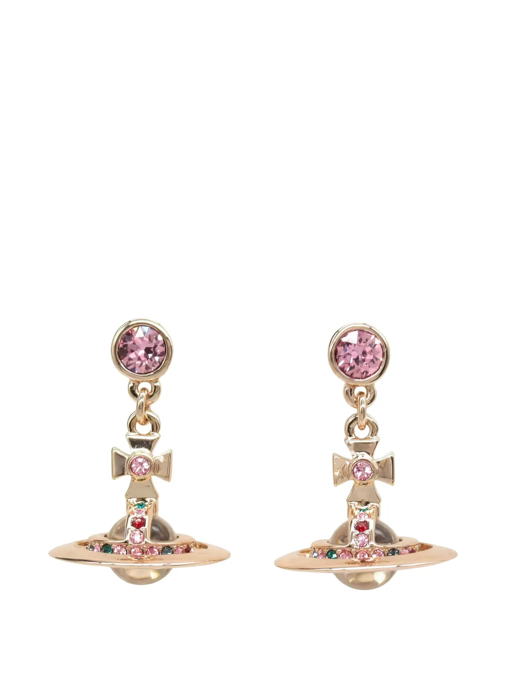 Vivienne Westwood Pre-Owned 2020s Orb earrings - Rosa