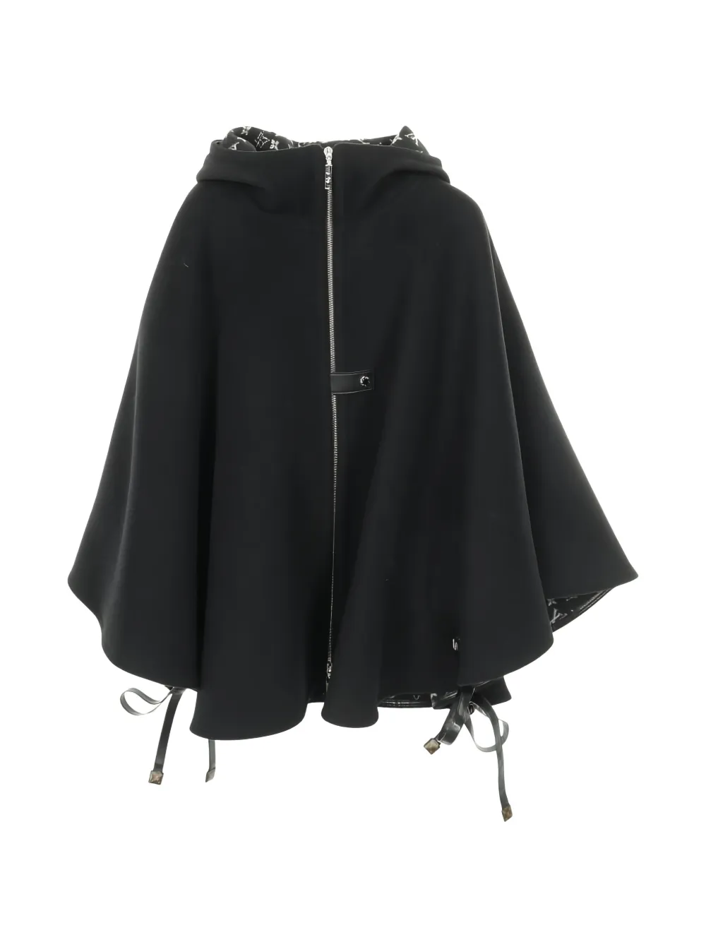 Louis Vuitton Pre-Owned 2010s Monogram hooded cape - Nero