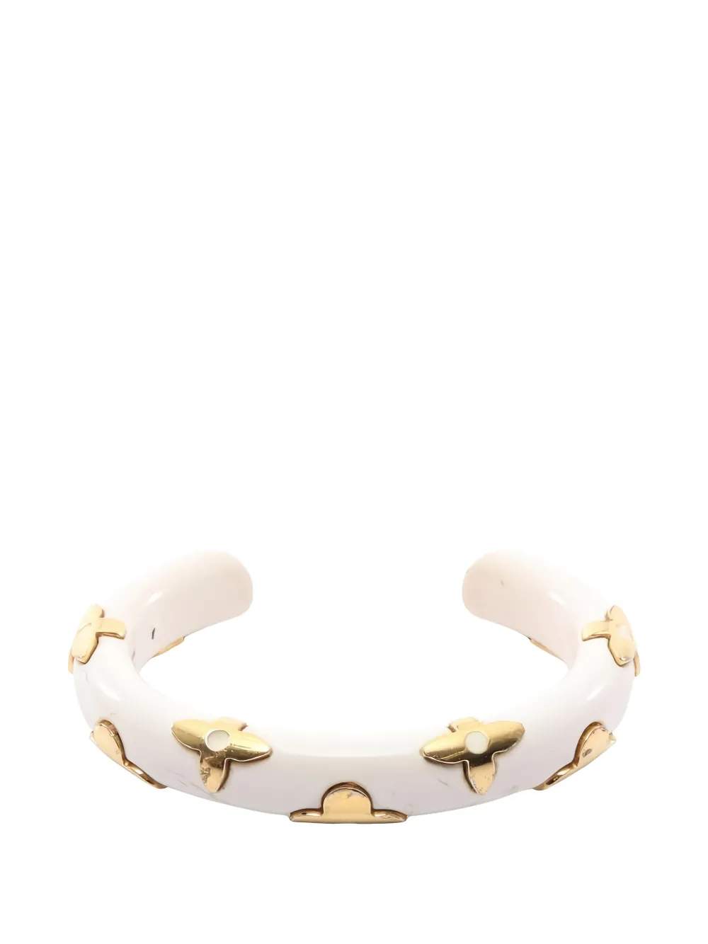 Louis Vuitton Pre-Owned 2018 Monogram Jonck Daily bracelet - Bianco