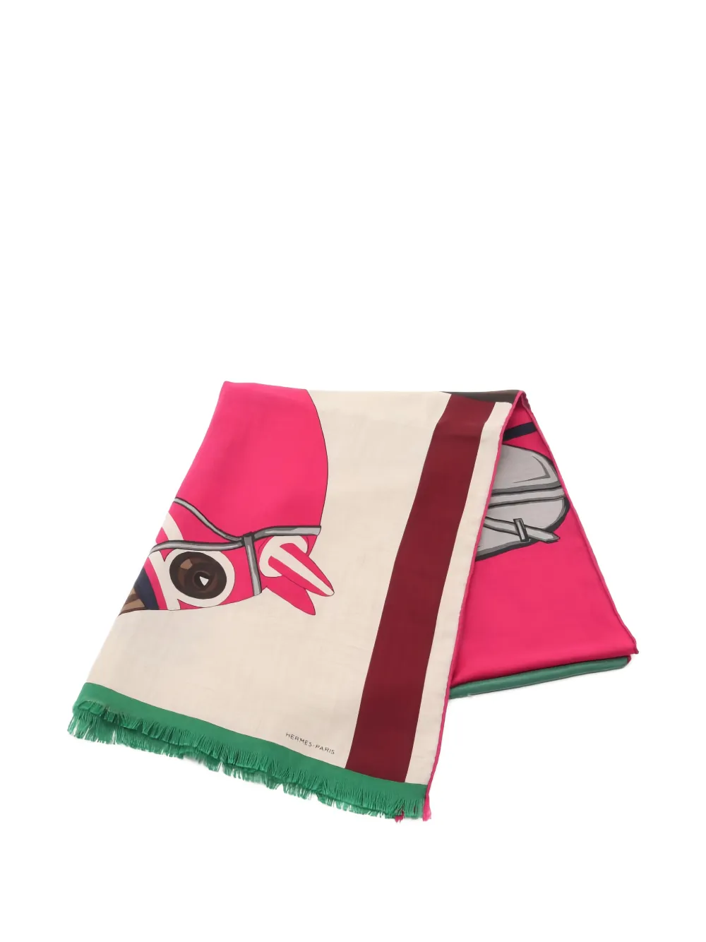 Hermès Pre-Owned 2010s Cheval a la Couverture scarf - Toni neutri