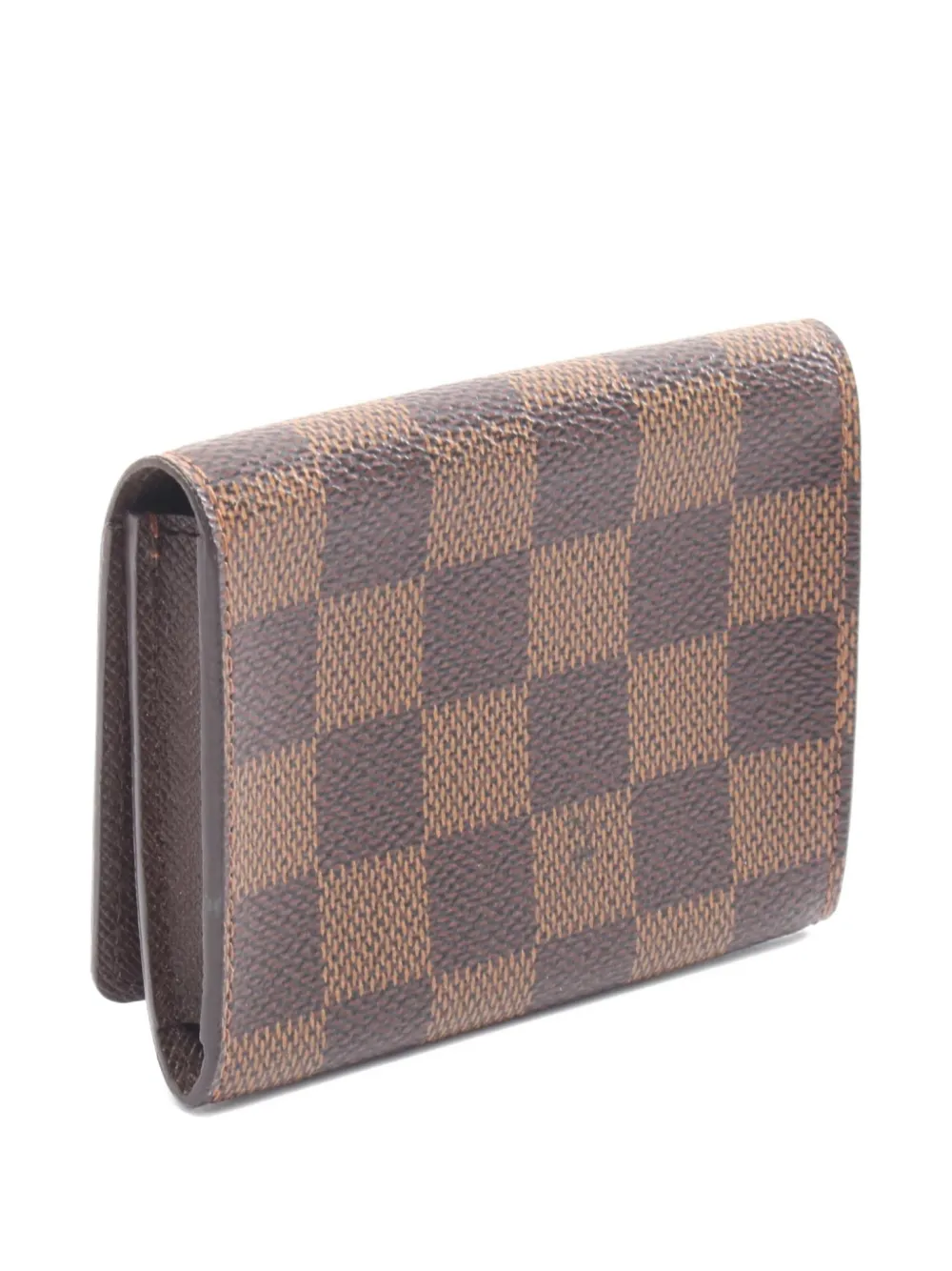 Louis Vuitton Pre-owned 2014 Damier Ebene Canvas Wallet in Brown, view 2