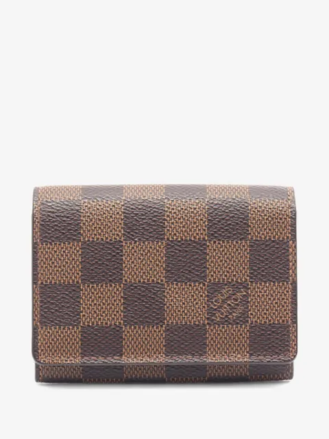 Louis Vuitton Pre-Owned portefeuille à carreaux Damier Ebène (2014)