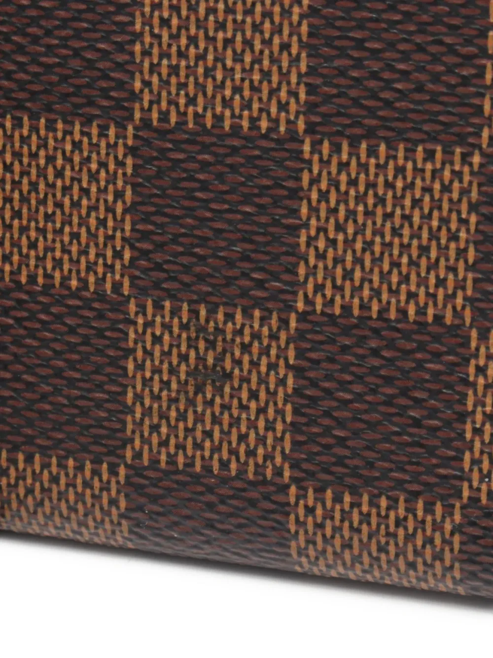 Louis Vuitton Pre-owned 2014 Damier Ebene Canvas Wallet in Brown, view 5