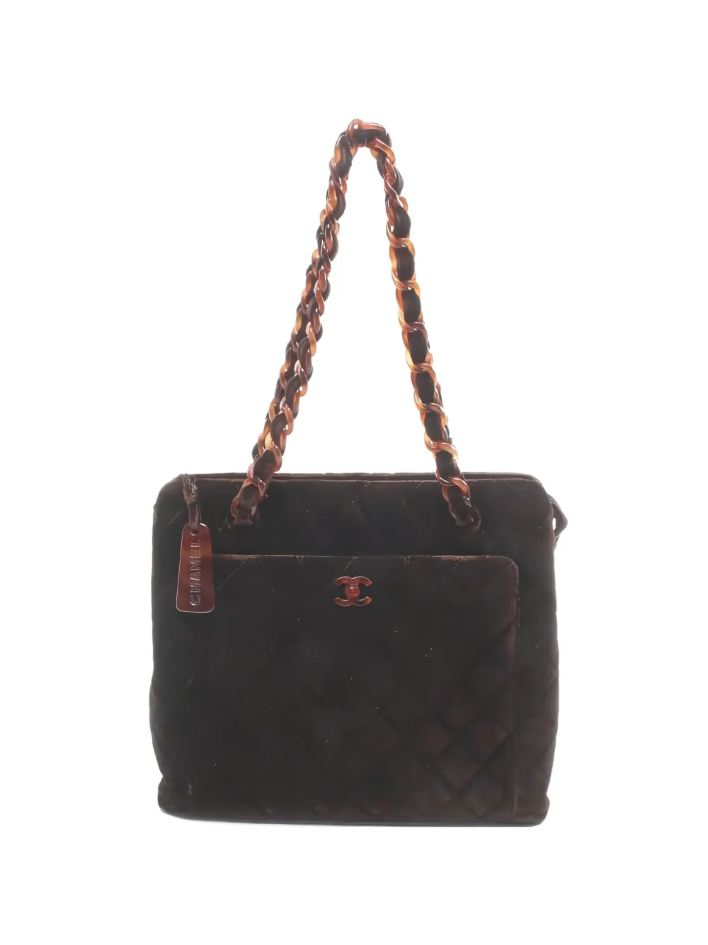 CHANEL Pre-Owned Borsa a spalla trapuntata 1997-1999 - Marrone