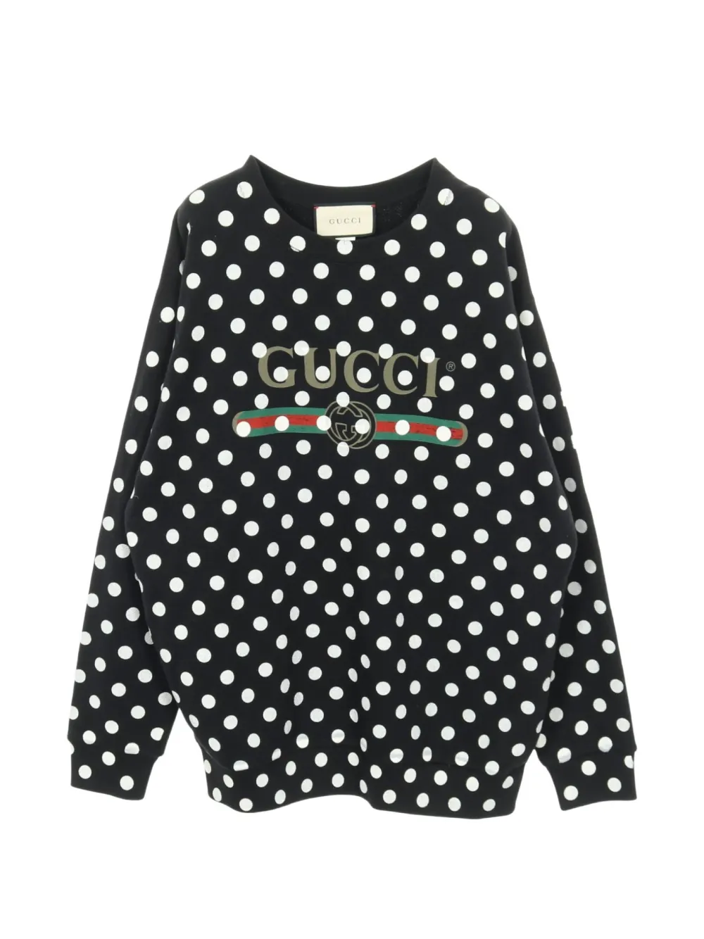 Gucci Pre-Owned Felpa a pois - Nero