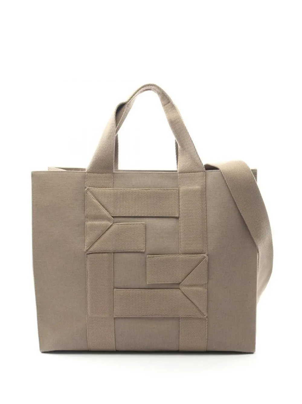 Fendi Pre-Owned 2way canvas tote bag - Toni neutri