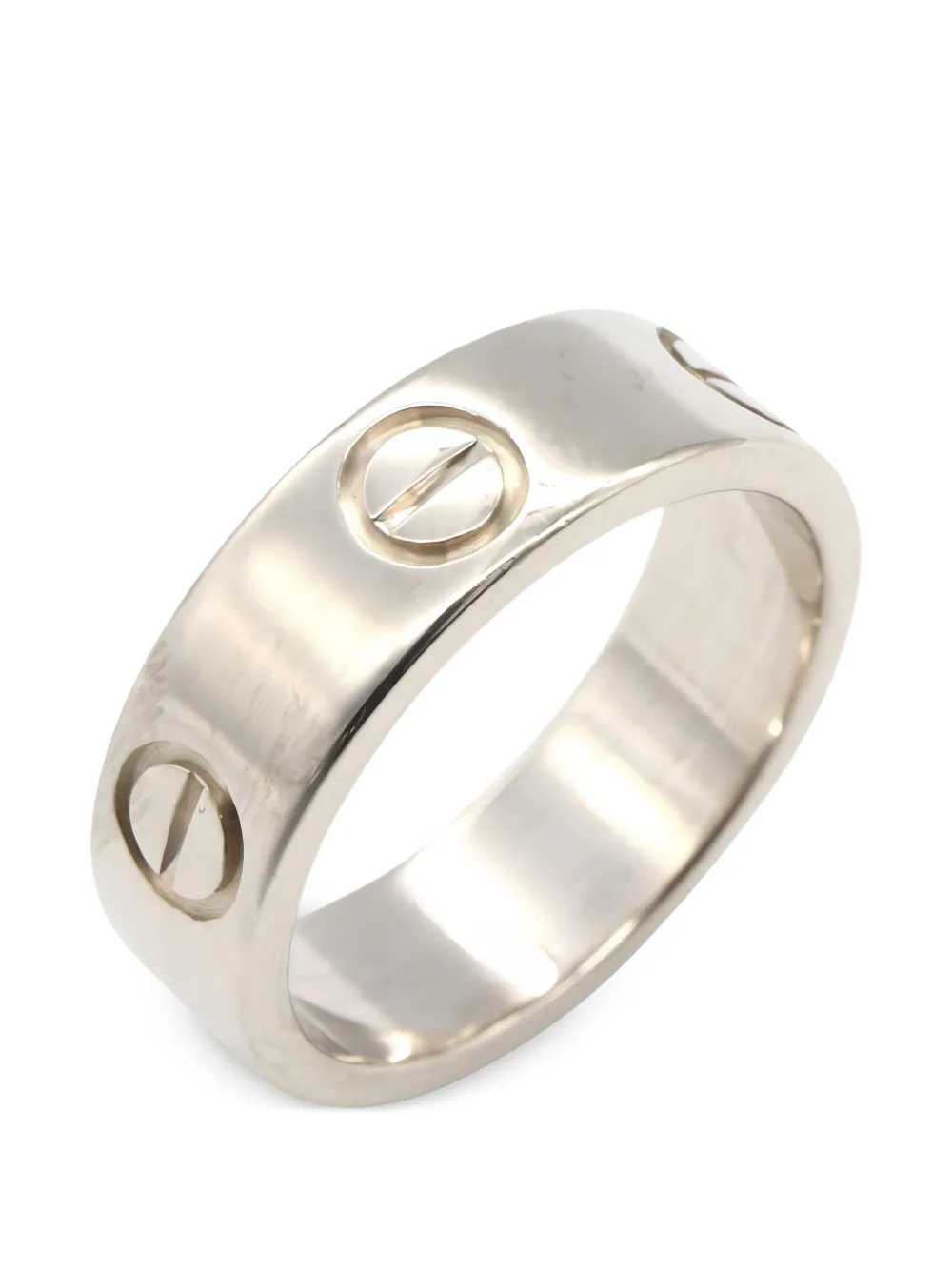 Cartier K18wg love ring - Argento