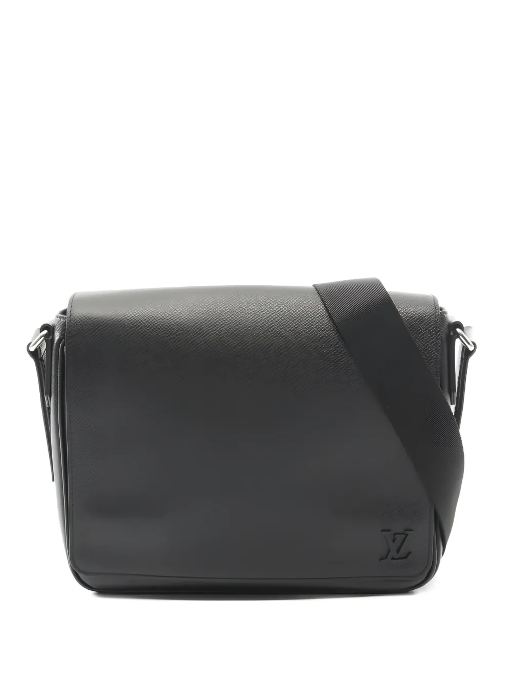 Louis Vuitton Pre-Owned 2021 PM Taiga District NV3 leather messenger bag - Nero