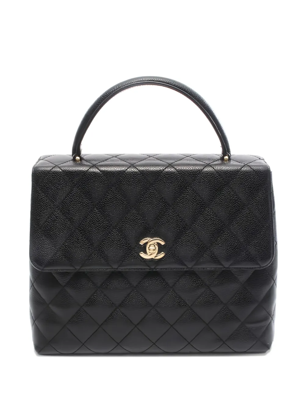 CHANEL Pre-Owned 2002-2003 Matelasse Caviar handbag - Nero