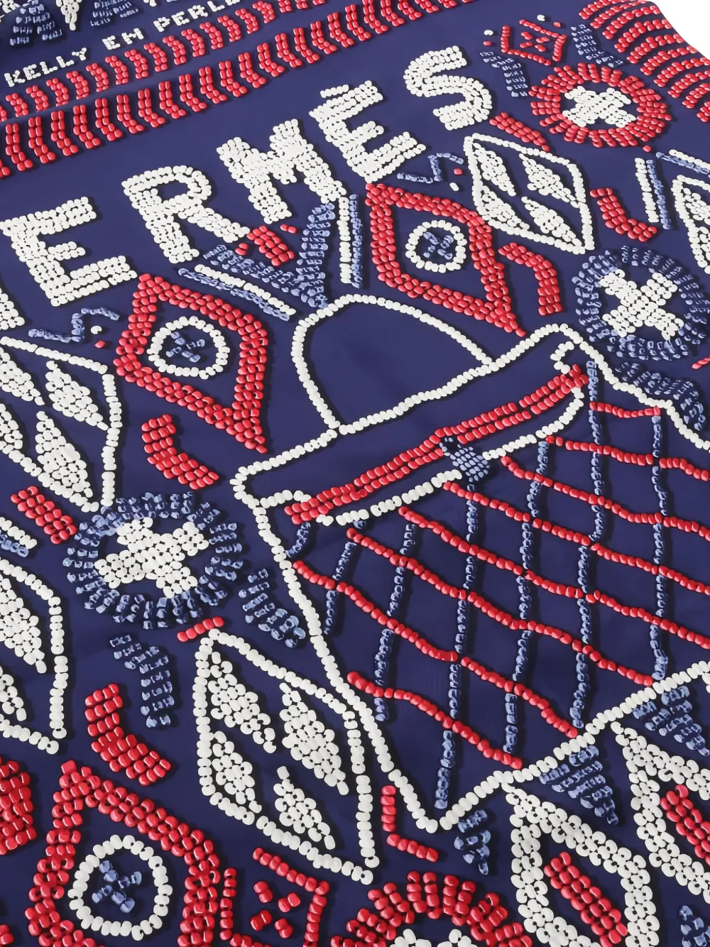 Hermès Pre-Owned 2010s 140 Kelly en Perles silk scarf | Image 2