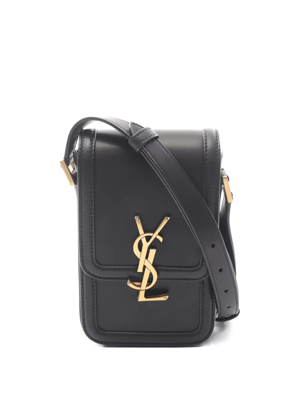 Saint Laurent Pre-Owned 20s Solferino leather shoulder bag - Nero