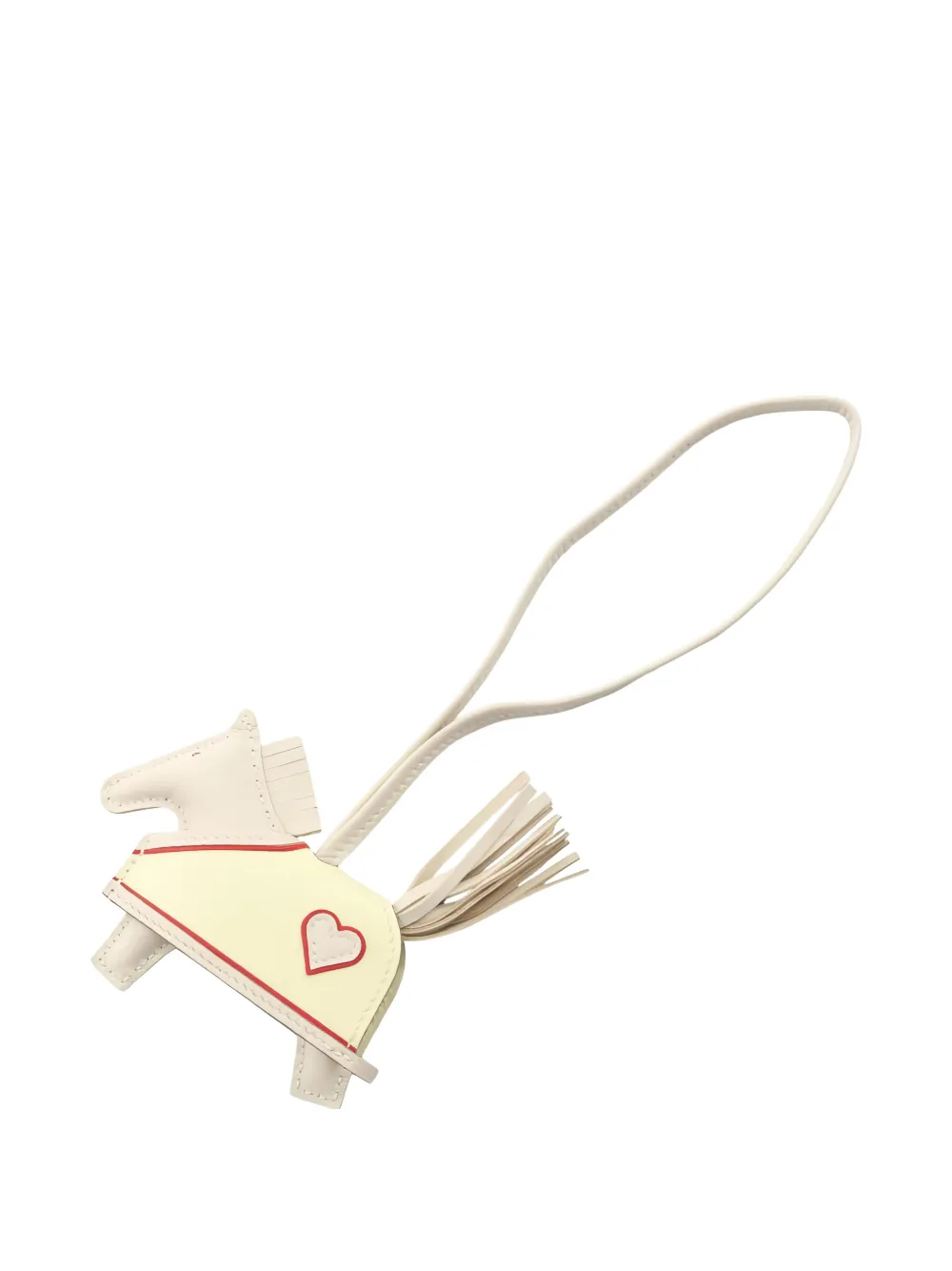Hermès Pre-Owned 2024 heart pony bag charm - Toni neutri