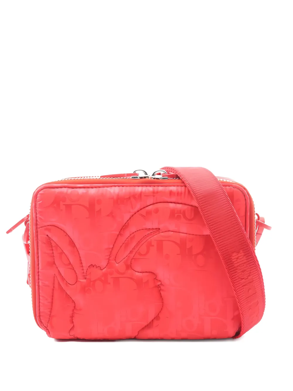 Christian Dior Pre-Owned x ERL 2010s Mirage logo shoulder bag - Rosso