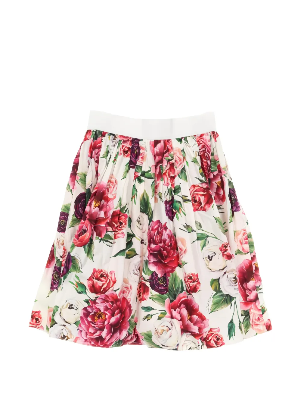 Dolce & Gabbana Pre-Owned 2000s Blair floral-print skirt - Bianco